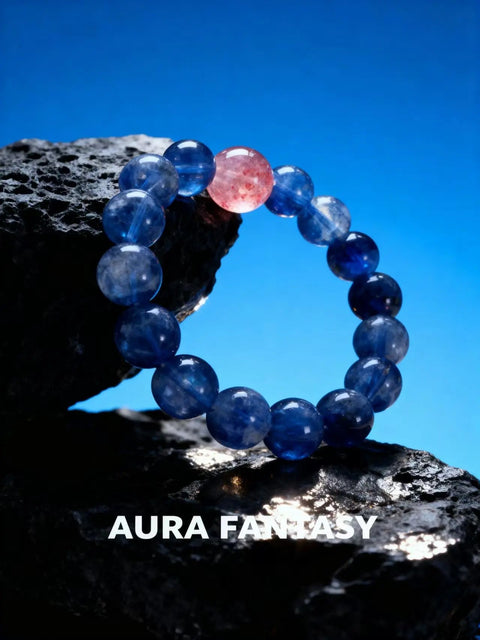 蓝晶石草莓晶 Aura Fantasy