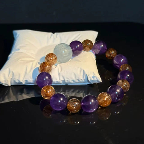 Veridian Sunbeam Crystal Bracelet Aura Fantasy