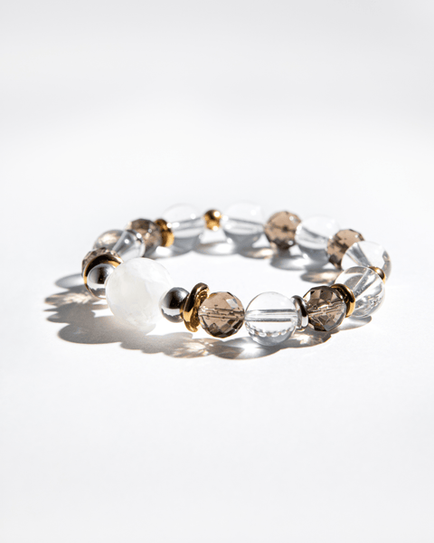 Moonlight Bracelet - Clear Quartz | Smoky Quartz | White Phantom Quartz